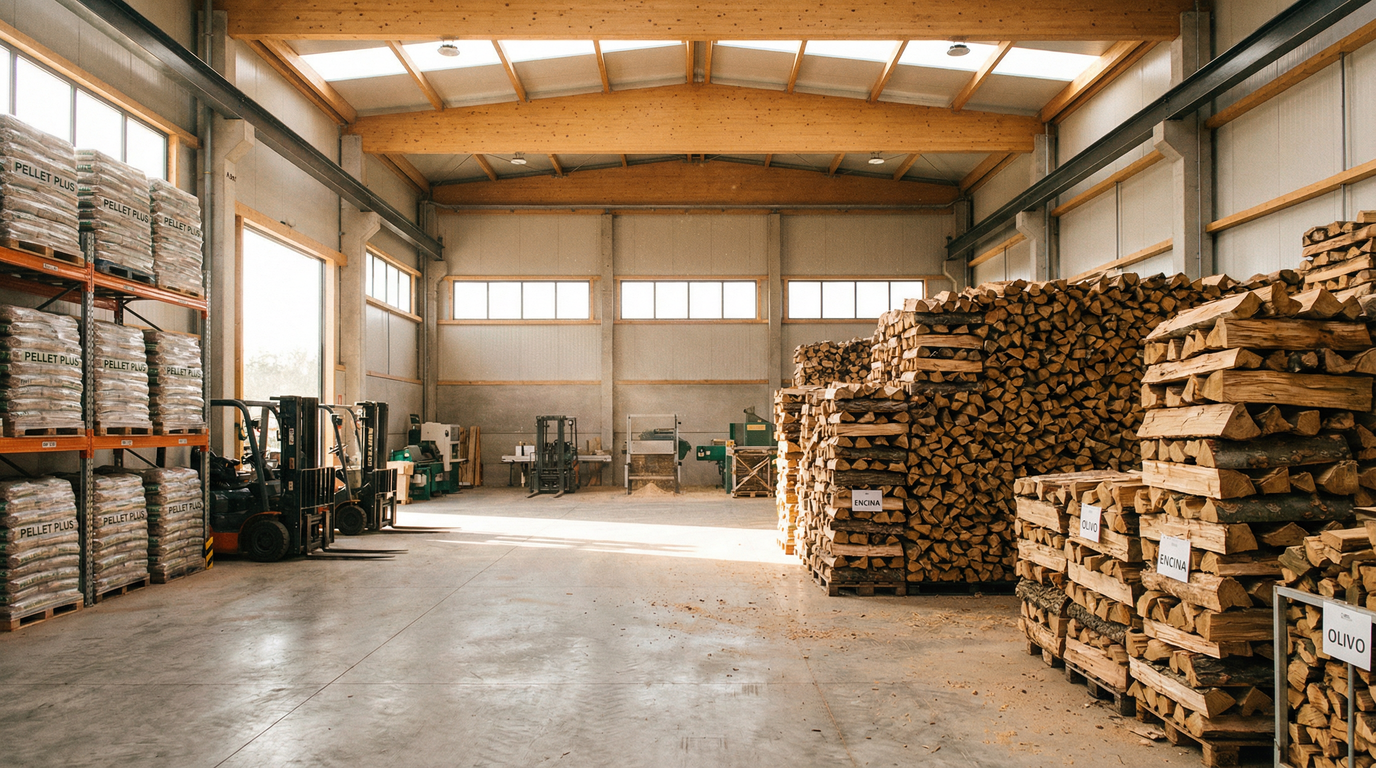 Leña de olivo en Murcia - Fuego Premium